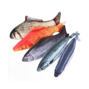 Kattemynteleke formet som fisk