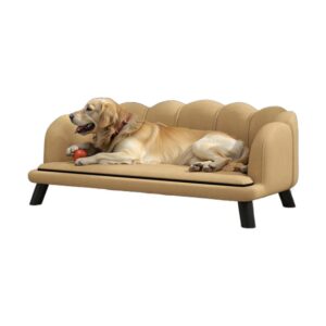 Hundesofa med armlener og myk polstring