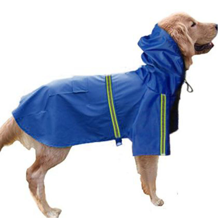Regnjakke til hund med refleks og vanntett PU - Bilde 6
