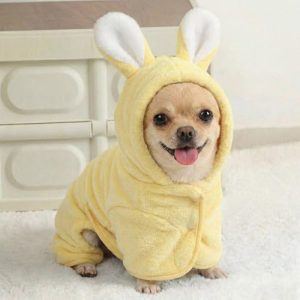 badekåpe til hund med hette