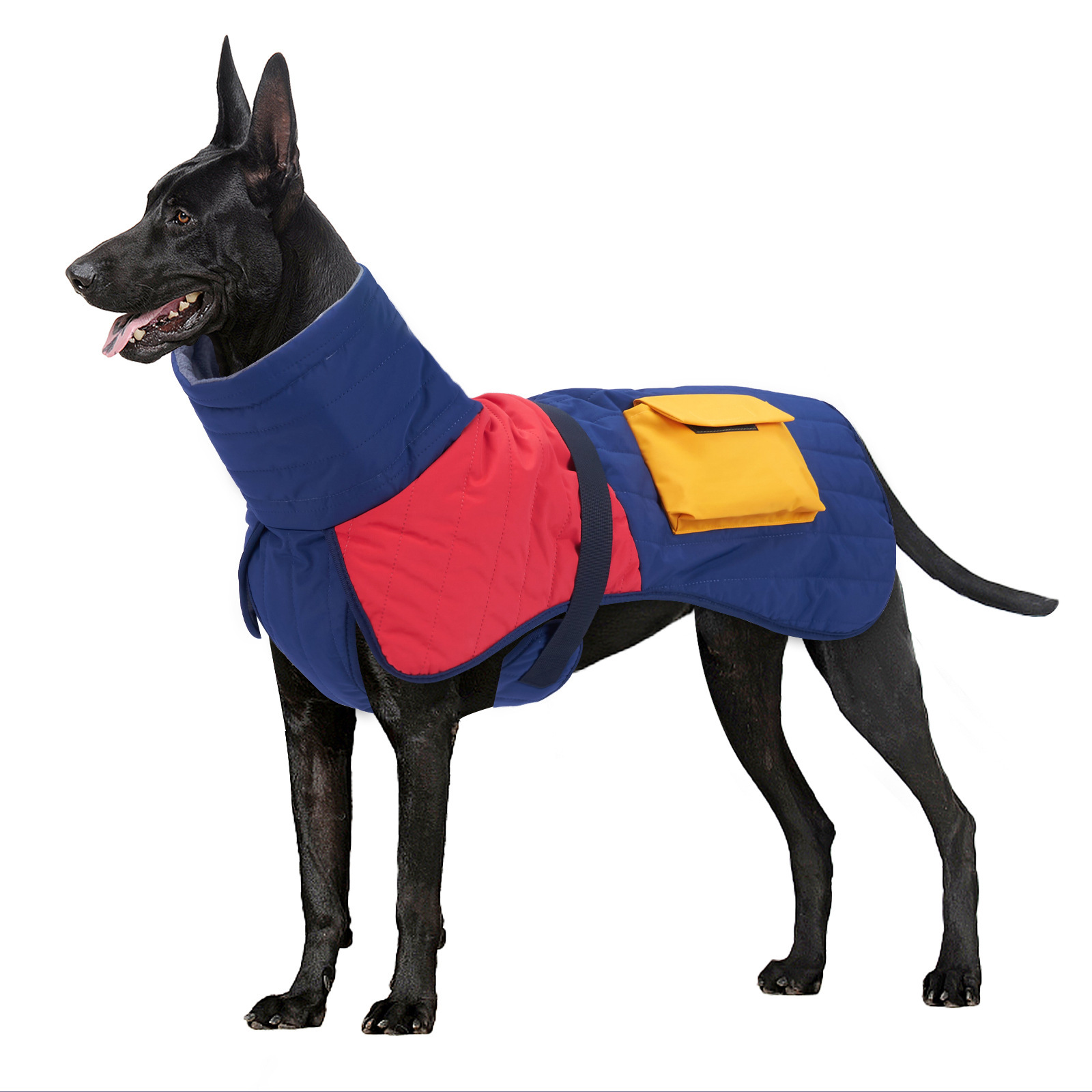 Vinterjakke til hund med varm vattering - Bilde 5