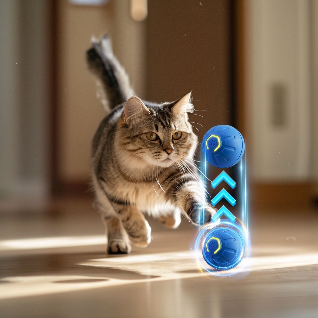 Smart aktivitetsball til hund med USB lading - Bilde 8